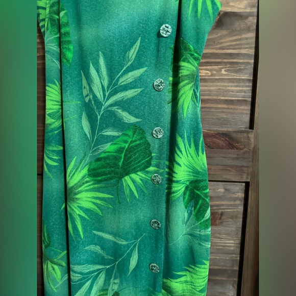 JOSEPH RIBKOFF green SLEEVELESS SQUARE NECK DRESS - Picture 4 of 6